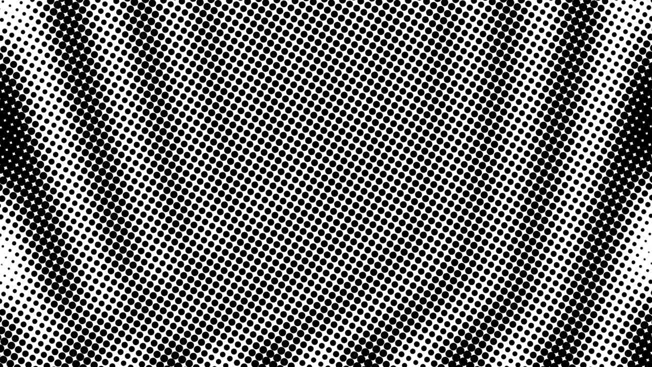 medio tono de muchos puntos, fondo abstracto generado por computadora, fondo de renderización 3d con efecto de ilusión óptica