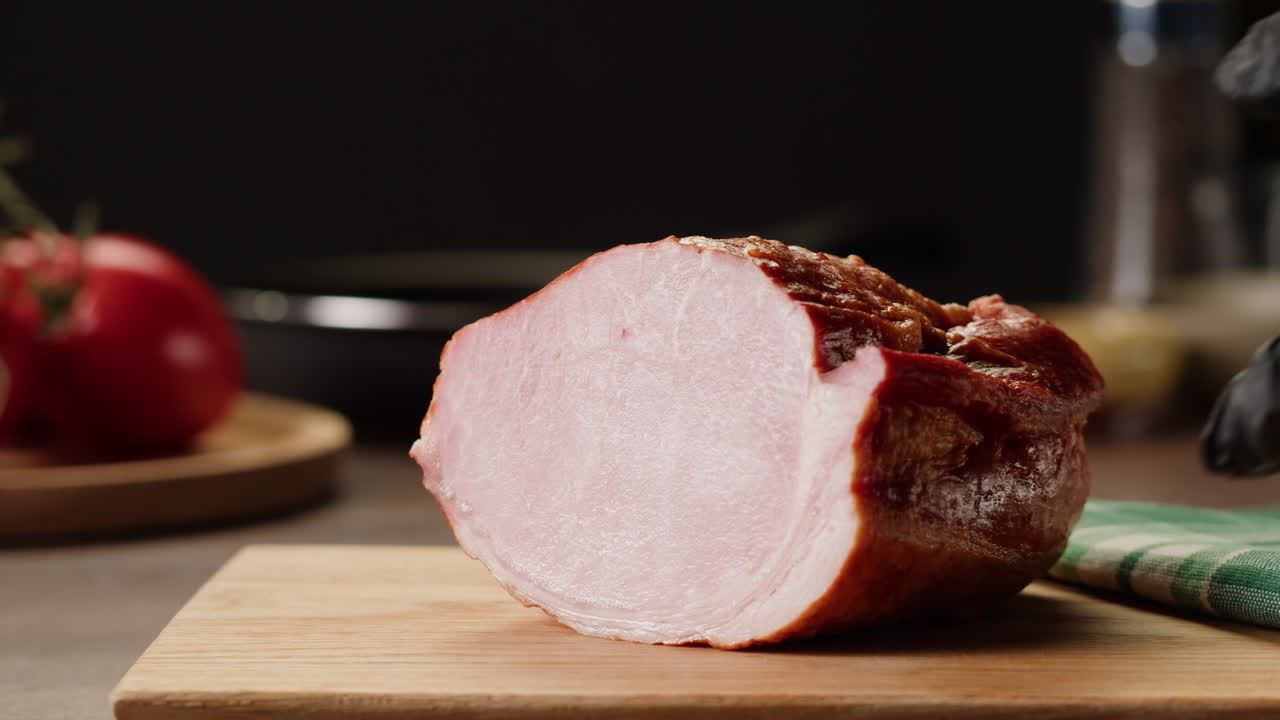 Preparing Smoked Ham