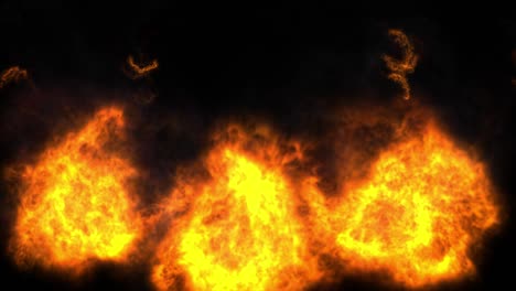 flame fire cg particle animation motion graphics