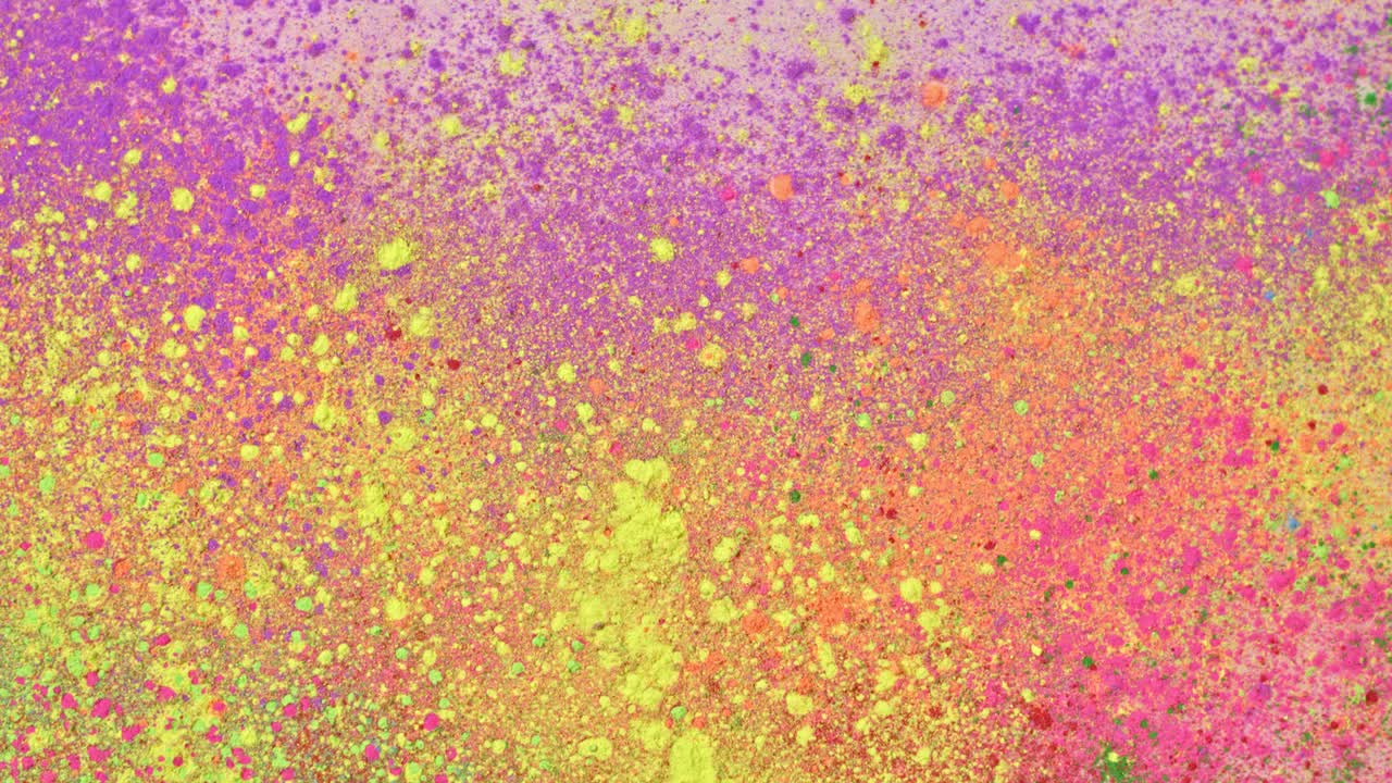 느린 속도에서 빠른 속도로 회전하는 색상의 상단 뷰.