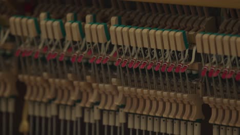 Piano-internal-mechanism-in-motion-during-performance