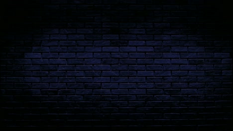 brick wall neon modern background with blank copy space