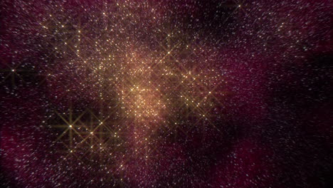 el cielo estrellado con la nebulosa vibrante un cosmos brillante