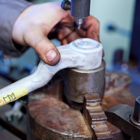 man working in industry factory