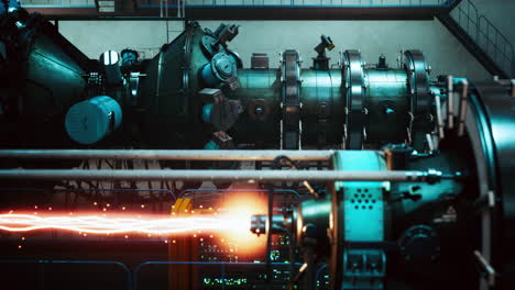 conceptuele hoogtechnologische thermonucleaire of nucleaire reactor
