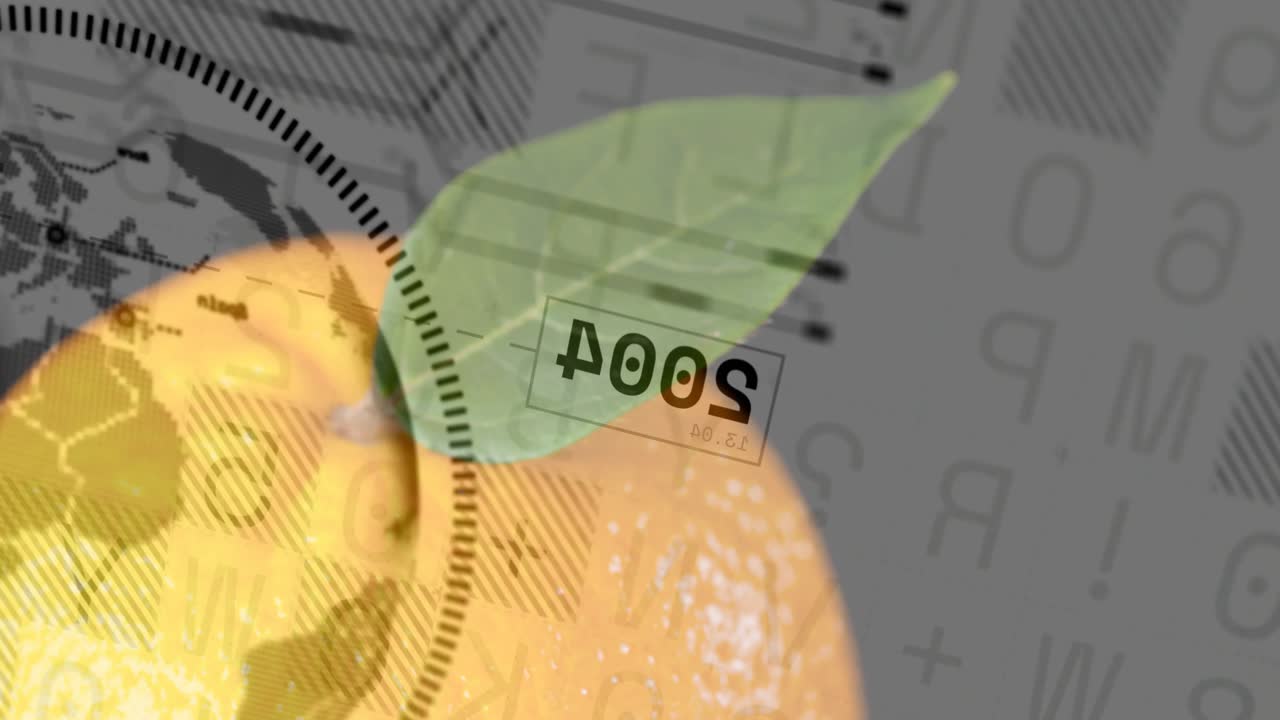 Gray overlay appearing, starting HUD arc rotating, stamps flipping, map fading over orange for data