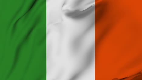 irish 4k waving flag