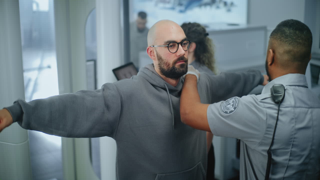 control de seguridad del aeropuerto