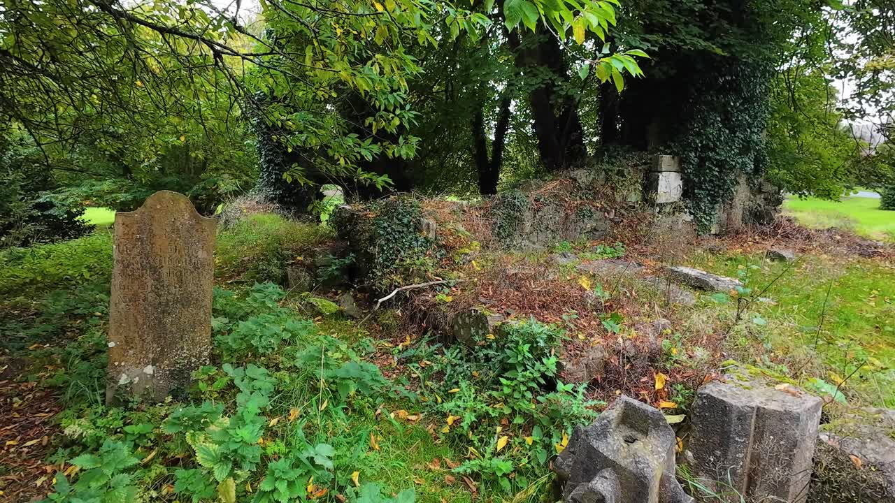 Ireland Epic Places ruins of monastic site deep in the Irish countryside autumn