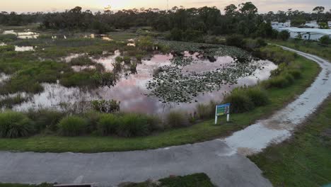 Vista-Aérea-De-La-Reserva-De-Powell-Creek-Revela