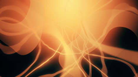 abstracte gloeiende lijnen