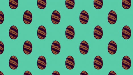 cute easter egg pattern animation 4k