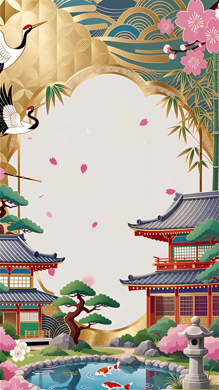 Sfondo Animato Cultura Giapponese 4K