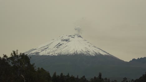 cotopaxi volcano in the andes mountains, located in latacunga city, ecuador