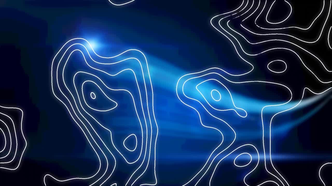 해군 배경에 대한 연결 네트워크의 애니메이션