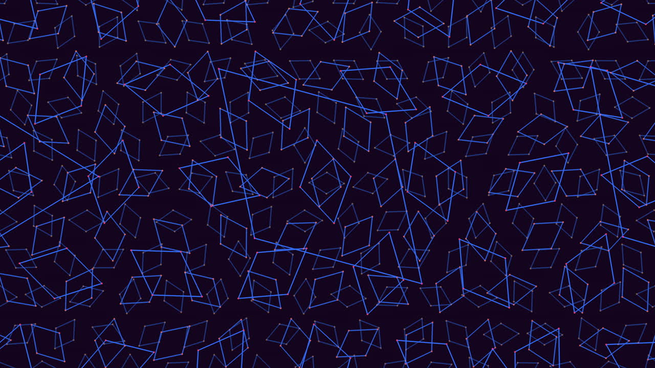 patrón de línea geométrica azul sobre fondo negro