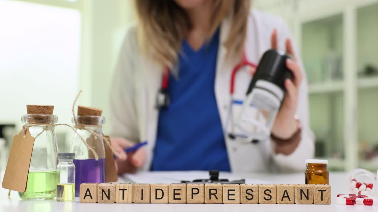 Antidepressant Medication in Doctor's Office