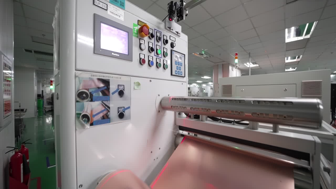 현대적인 로 제조 혁신적인 공장 실내 로 기계로 장착 된 전용 생산 무거운 장비