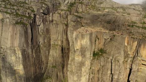 imágenes aéreas púlpito roca preikestolen hermosa naturaleza noruega