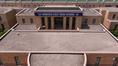 oswego east high school aerial view