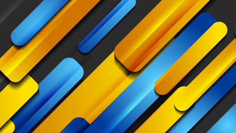 abstracto naranja azul de alta tecnología geométrico fondo de movimiento mínimo