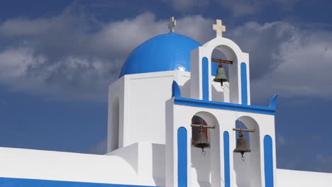 santorini blue top church