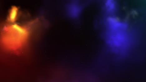 colorful nebulae in deep space