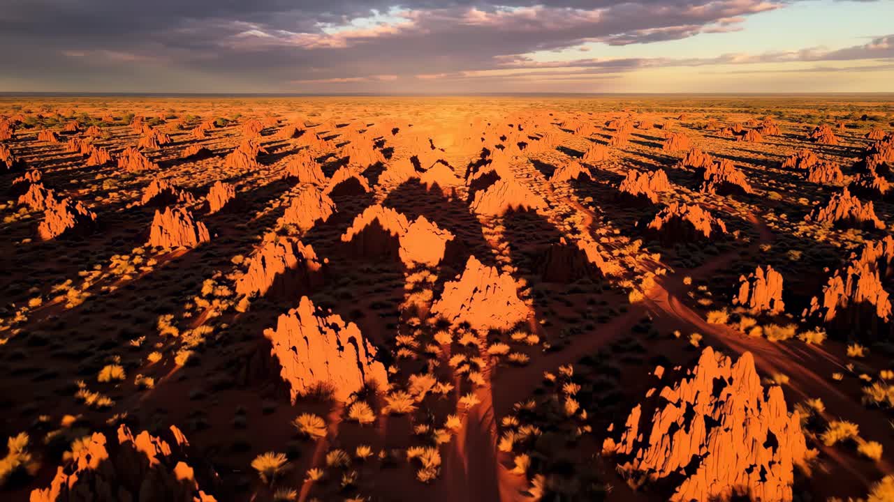 Sunset over the Australian Outback