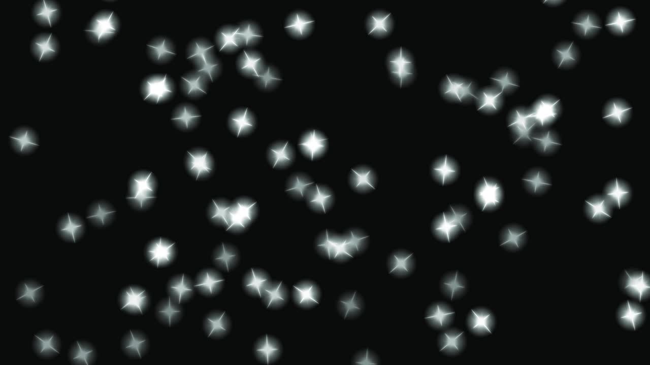 Glitter Shine Star Particle Animation Motion Graphics