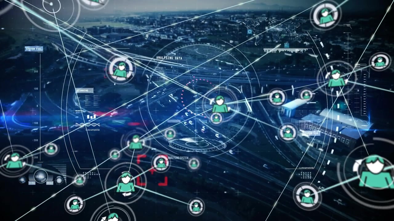 Sobreposição de Conexão de Rede Digital em Rodovia Urbana Aérea