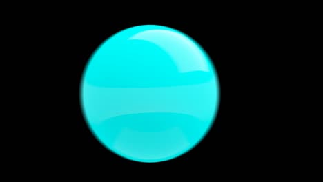 cyan ink dropping