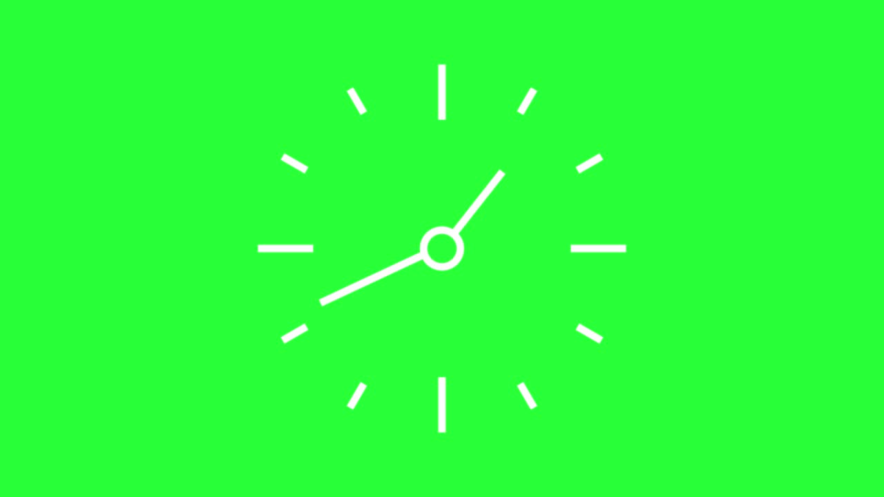 Clock time lapse and moving fast animation