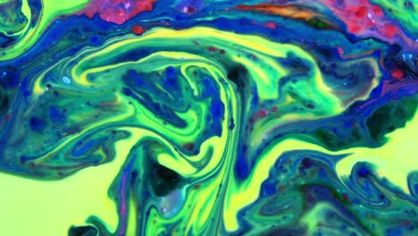 abstract colours spreading paint swirling and blast