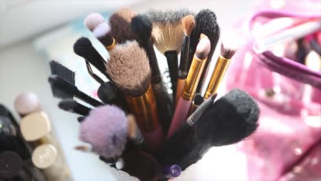 makeup brushes collection