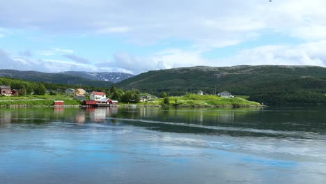 la hermosa naturaleza de noruega paisaje natural.