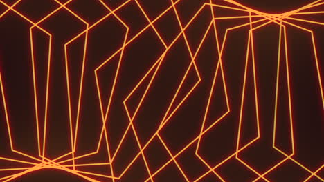brillo vibrante patrón geométrico naranja futurista