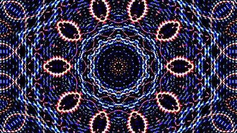 beautiful abstract kaleidoscope that shines, a radiant light that regulates the subtle movements