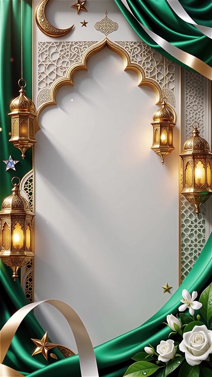 Compleanno del Profeta Maometto Mawlid al-Nabi Sfondo Islamico
