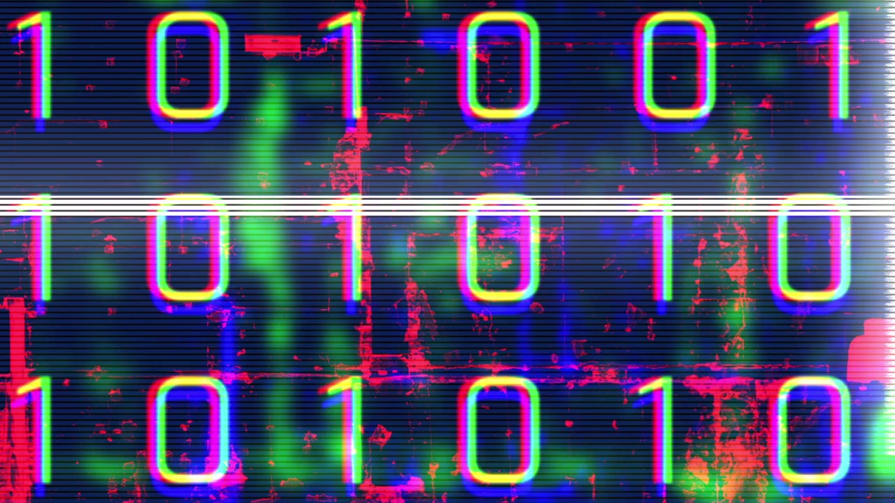 Digital Glitch and Signal Interference Effect