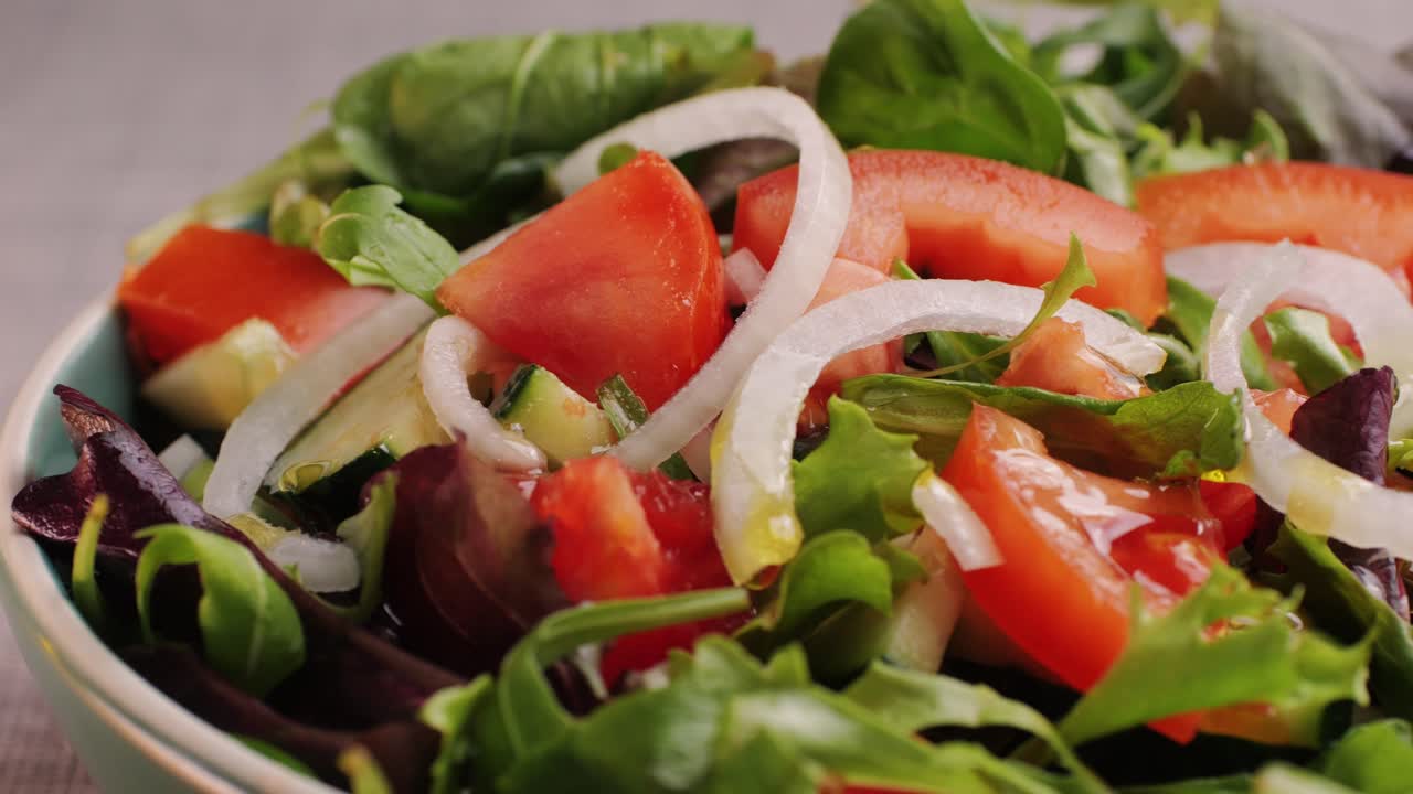 ensalada de vegetales frescos