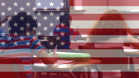 american flag video