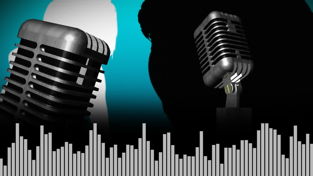 compuesto digital de la industria de la música