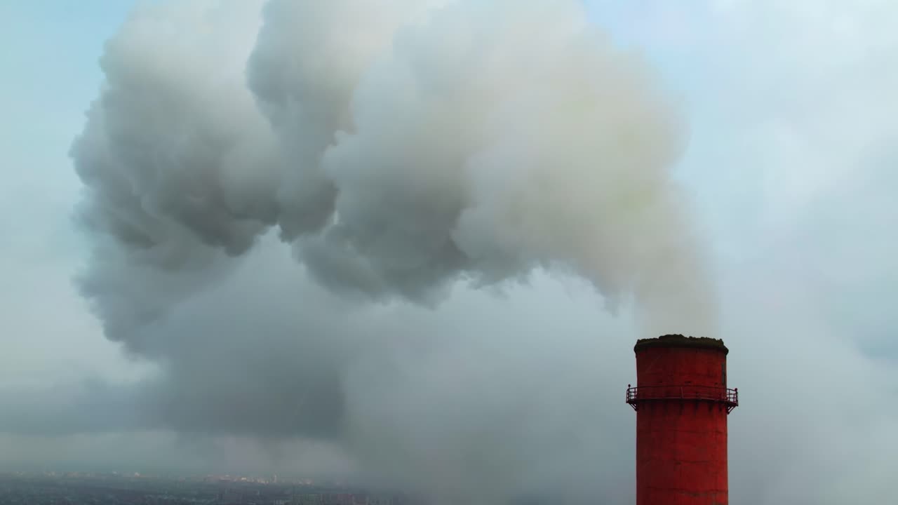 Industrial Emissions from a Chimney