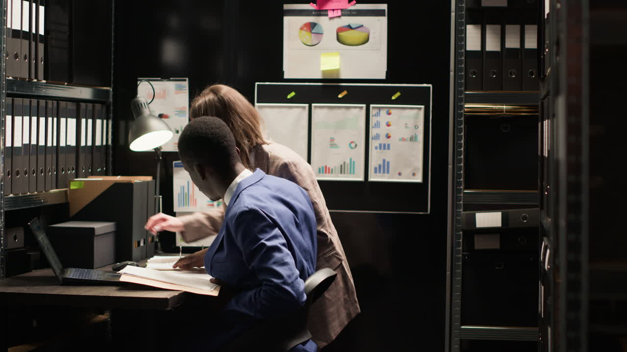 Business Team Collaborating in Office