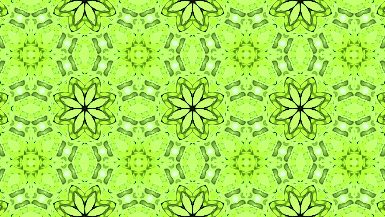 3d en bucle abstracto ornamentado fondo decorativo. hipnótico caleidoscopio de moda.