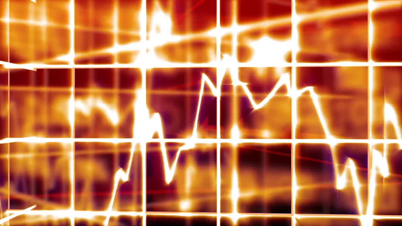 추상적인 금융 그래프