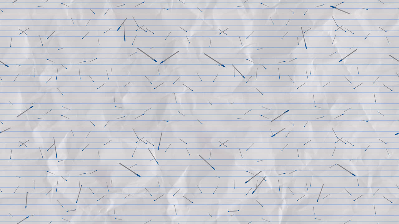 Pens loop tile background falling