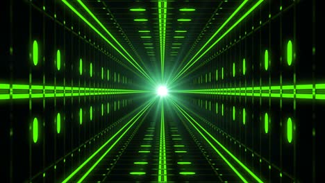 looped green abstract technology endless