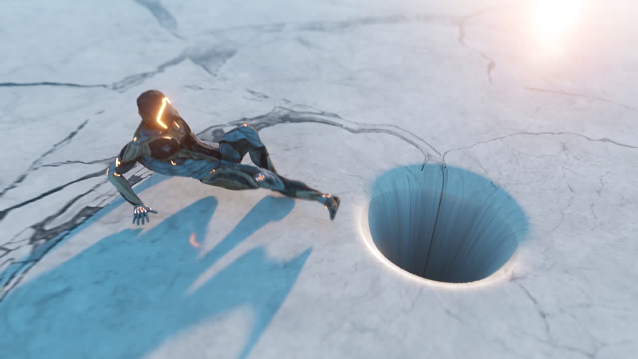 바닥의 가장자리에 있는 로