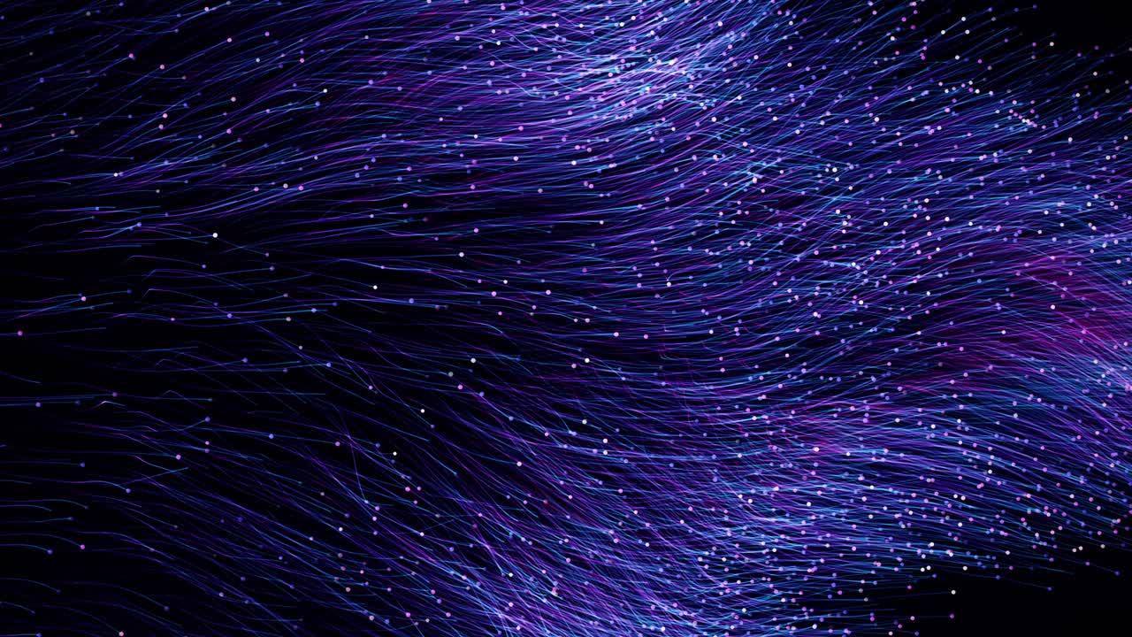 Abstract Glowing Lines